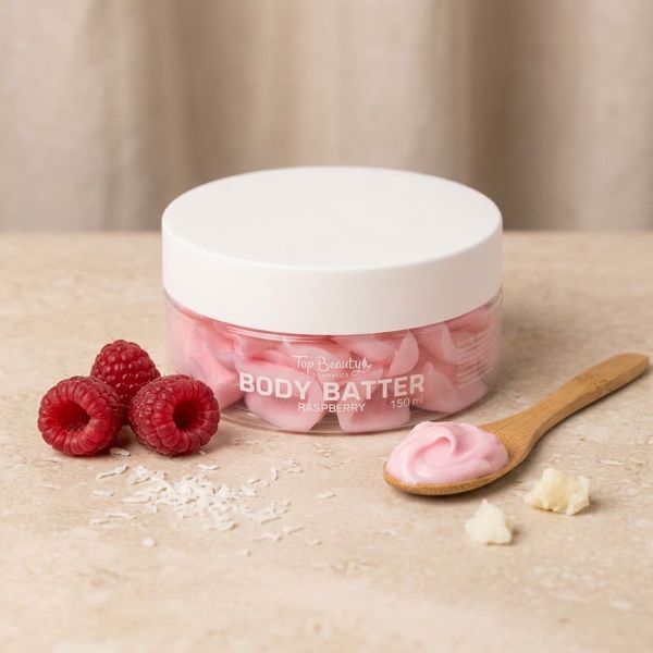 Батер суфле для тіла Top Beauty Body Butter Raspberry, 150 мл 1780856512353 фото