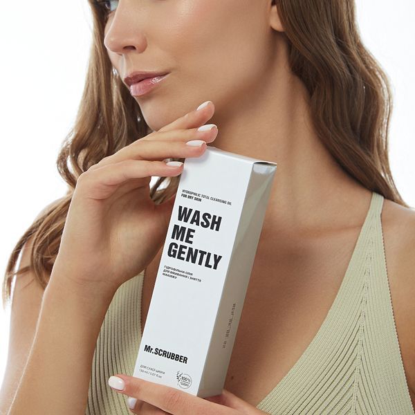 Гідрофільна олія для вмивання і зняття макіяжу Wash Me Gently для сухої шкіри Mr.SCRUBBER, 150 мл 1780771970756 фото