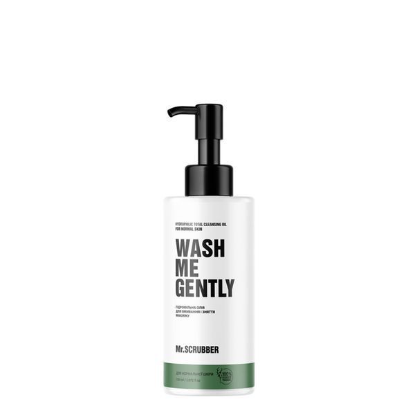 Гідрофільна олія для вмивання і зняття макіяжу Wash Me Gently для нормальної шкіри Mr.SCRUBBER, 150 мл 1780772062266 фото