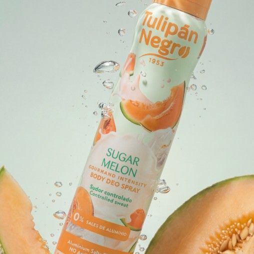Tulipan Negro Deo Spray Sugar Melon &mdash; дезодорант-спрей 200 мл TN-DEO-SPRAY-SUGAR-MELON-200 фото
