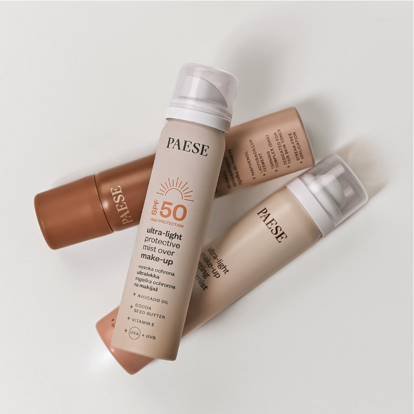 Ультралегкий захисний спрей поверх макіяжу з SPF 50 Paese PS SPF фото