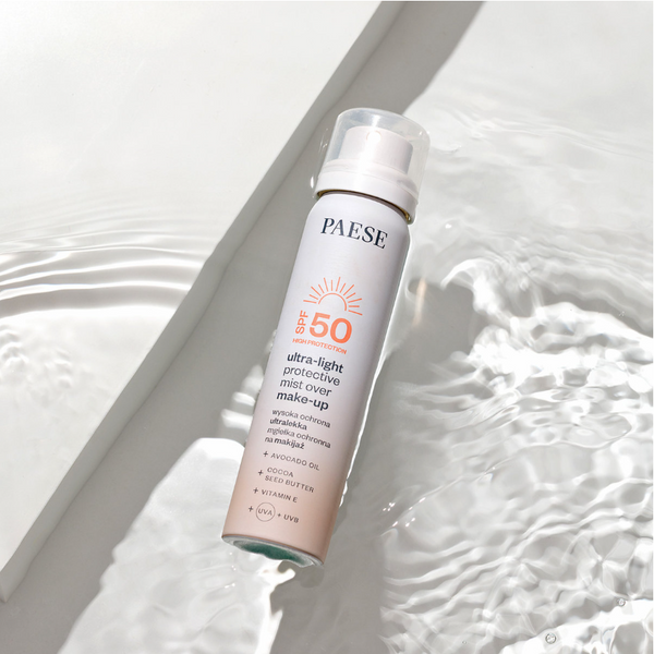 Ультралегкий захисний спрей поверх макіяжу з SPF 50 Paese PS SPF фото