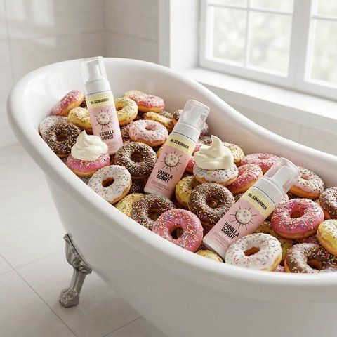 Парфумована пінка для душу з ароматом ванільного пончика Vanila Donut Mr.SCRUBBER, 150 мл 1780770746497 фото
