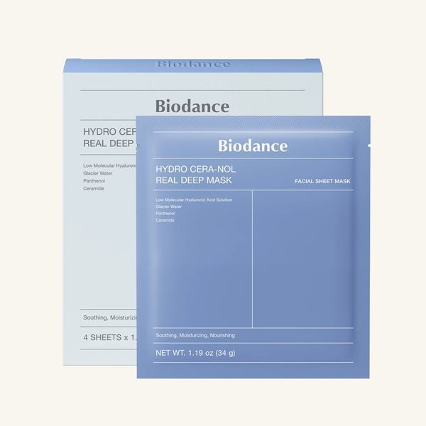 Гідрогелева маска для зволоження та відновлення бар&rsquo;єра Hydro Cera-nol Real Deep Mask Biodance 1781441857235 фото