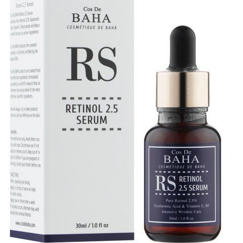 Cos De BAHA Сироватка для обличчя з ретинолом 2,5% Retinol Serum (RS), 30 мл 1791201927819 фото