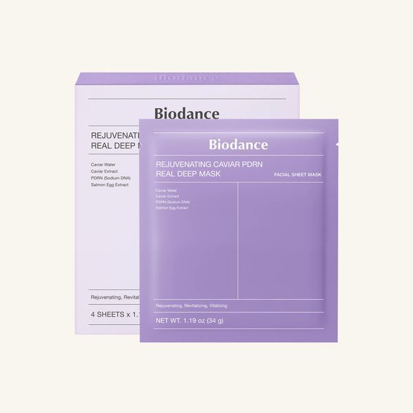 Гідрогелева маска для відновлення, зволоження та пружності Rejuvenating Caviar PDRN Real Deep Mask Biodance 1781427919733 фото