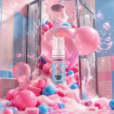 Парфумована пінка для душу з ароматом жувальної гумки Bubble Gum Mr.SCRUBBER, 150 мл 1780770917386 фото