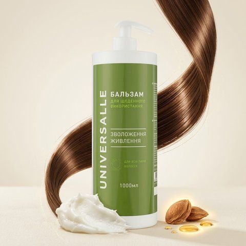 Бальзам для щоденного використання Universalle Balm Hair, 1000 мл 1790328965862 фото