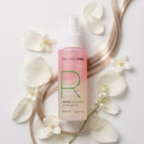 Двофазний спрей-кондиціонер для волосся UNIC Salon Pro Collagen & Biotin, 100 мл 1790329749829 фото