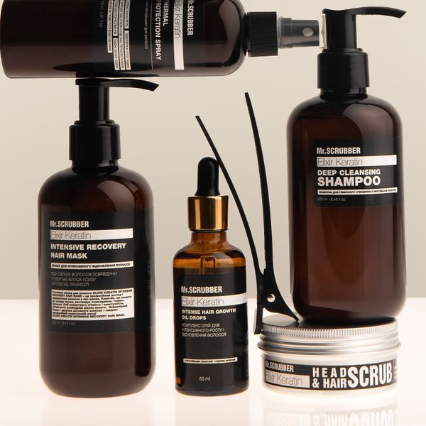 Спрей-термозахист для волосся Elixir Keratin Mr.SCRUBBER, 150 мл 1780775093312 фото