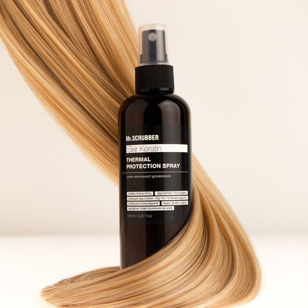 Спрей-термозахист для волосся Elixir Keratin Mr.SCRUBBER, 150 мл 1780775093312 фото