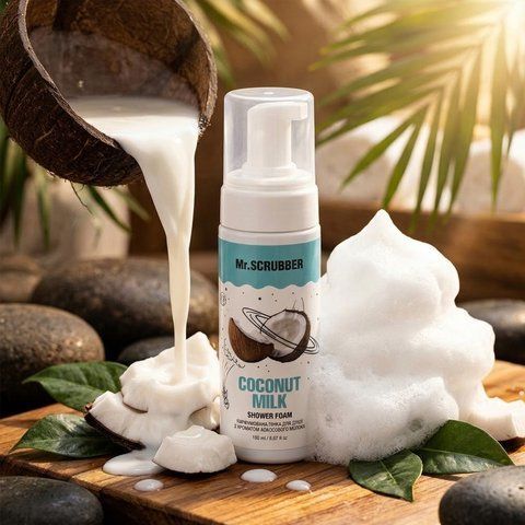 Парфумована пінка для душу з ароматом кокосового молока Coconut Milk Mr.SCRUBBER, 150 мл 1780771027811 фото
