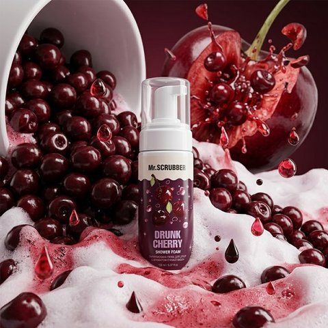 Парфумована пінка для душу з ароматом п&rsquo;янкої вишні Drunk Cherry Mr.SCRUBBER, 150 мл 1780771267499 фото